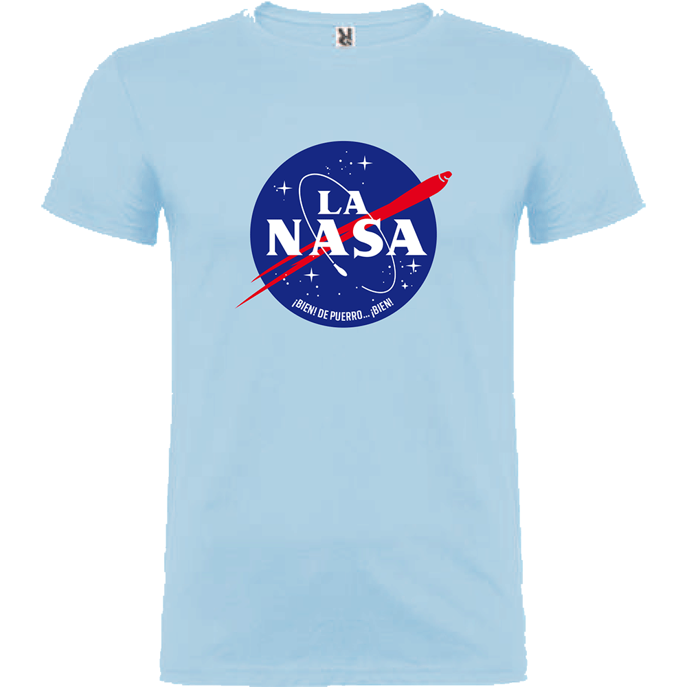 Camiseta Nasa Azul Celeste
